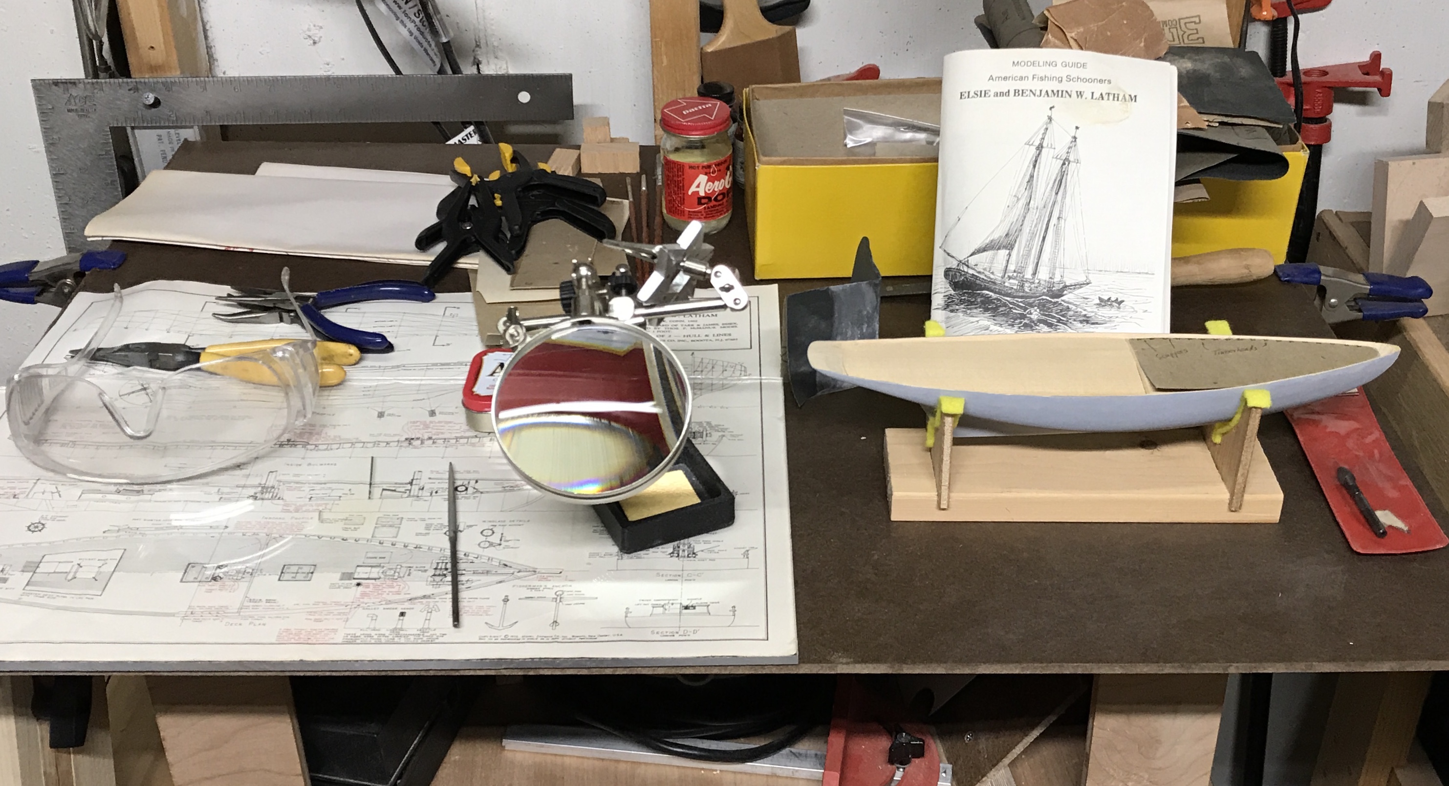 Ship building table